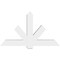Ekena Millwork Kennewick Architectural Grade PVC Gable Bracket, 60"W x 35"H x 6"D x 6"F, 14/12 Pitch GBP060X35X0606KEN00 - alternate 4